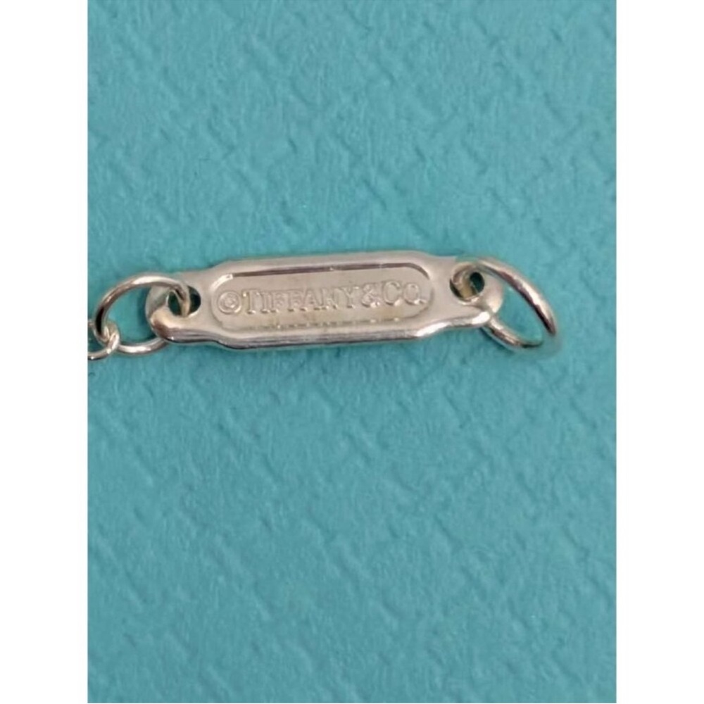 Tiffany & Co Sterling Silver Twist Knot Pendant Necklace 16” w/ Box - Picture 7 of 9